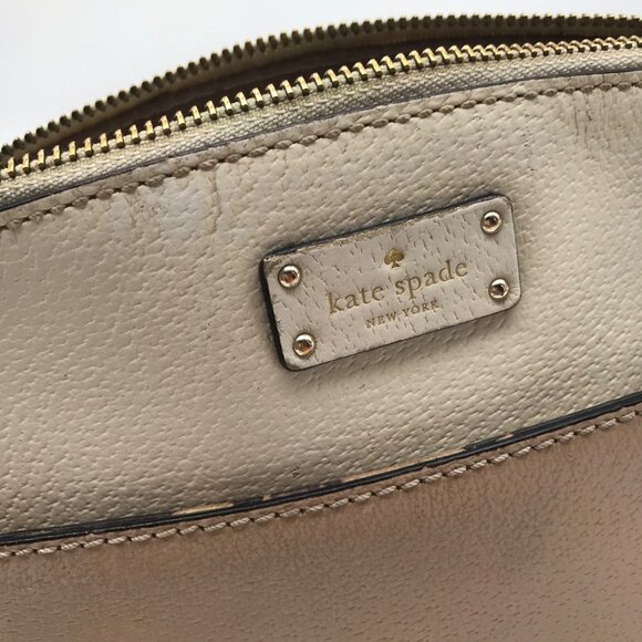 Kate Spade Mauve & Ivory Pebbled Leather Grove Street Millie Crossbody Bag - Picture 12 of 12